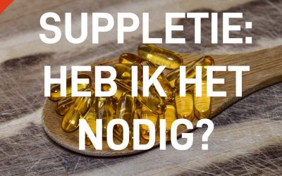 Suppletie: heb ik het nodig?