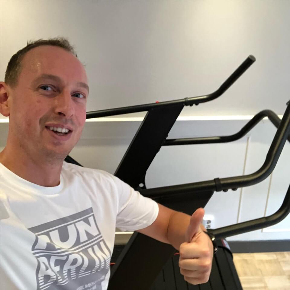Personal Fit Club - Training studio Voorburg - Nieuwe Crossmaxx runner pro in studio Voorburg Rik