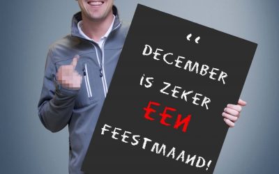 December feestmaand! Onzin uiteraard!