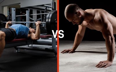 Wat is effectiever, push-ups of de bench press?