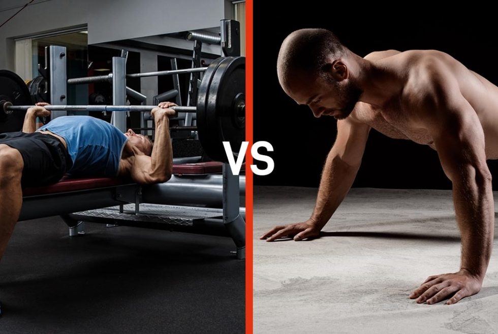 Which is more effective, pushups or the bench press? Personal Fit Club